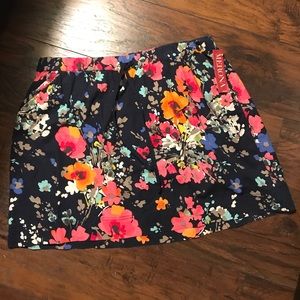 NWT! Merona Floral Drawstring Skirt